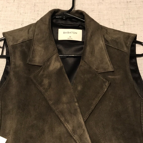 Babaton Vegan Suede Vest - Picture 6 of 6